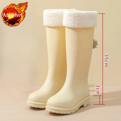 Bottes de Pluie d'Hiver pour Femmes | Imperméables et Confortables par Temps Humide