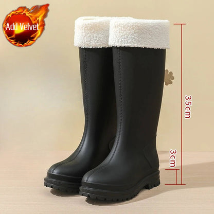 Bottes de Pluie d'Hiver pour Femmes | Imperméables et Confortables par Temps Humide