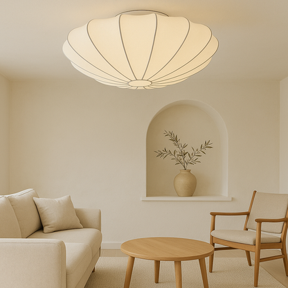 Lampe de Plafond Moderne et Élégante | Design Sculptural et Atmosphère Chaleureuse