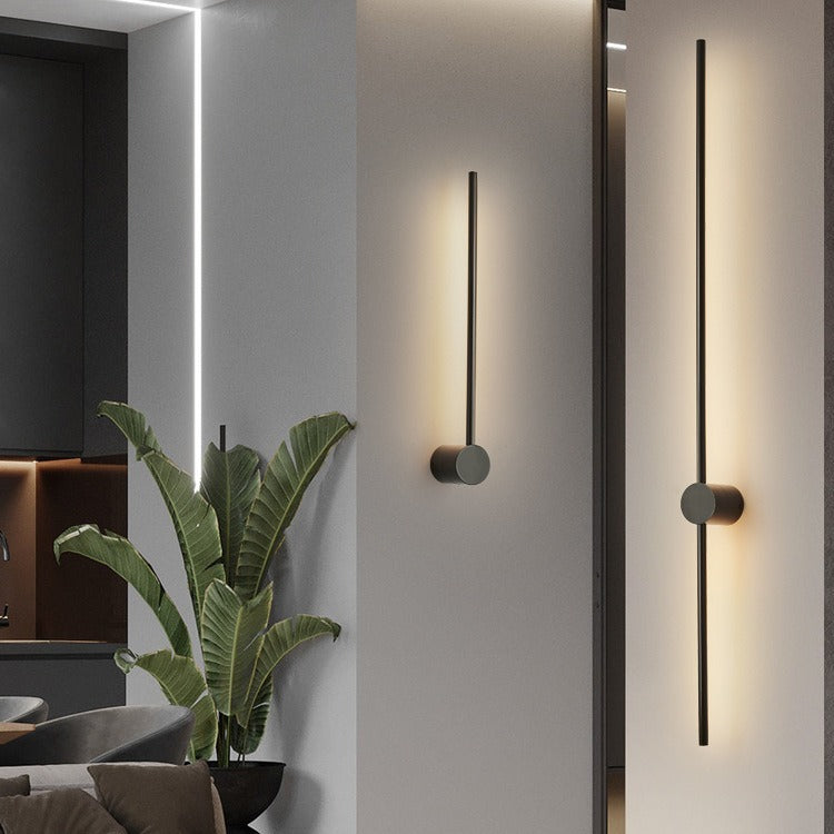 Applique Murale Linéaire Moderne | Design Élégant et Atmosphère Chaleureuse