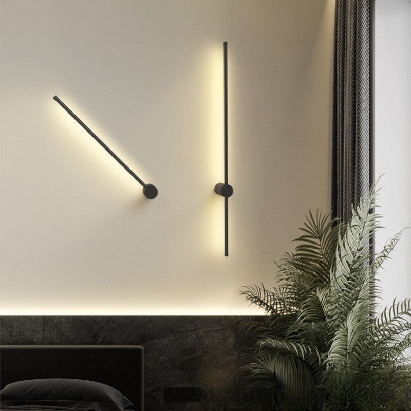 Applique Murale Linéaire Moderne | Design Élégant et Atmosphère Chaleureuse