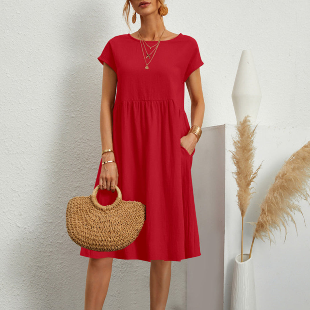Robe d'Été Élégante pour Femmes | Polyester Écologique et Confort Optimal