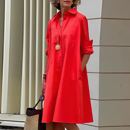 Robe Longue Élégante pour Femmes | Confort et Style Printanier Raffiné