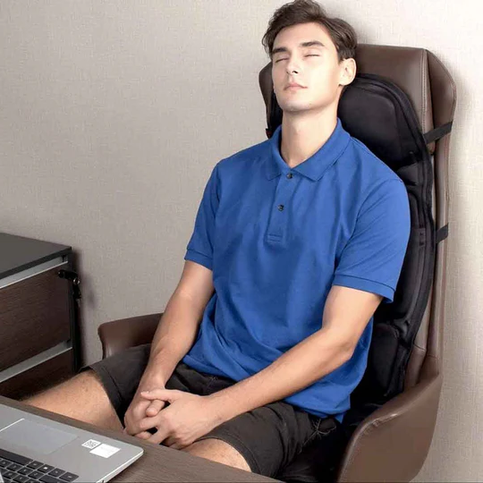 Housse de Siège de Massage Chauffant | 8 Modes de Massage Personnalisables