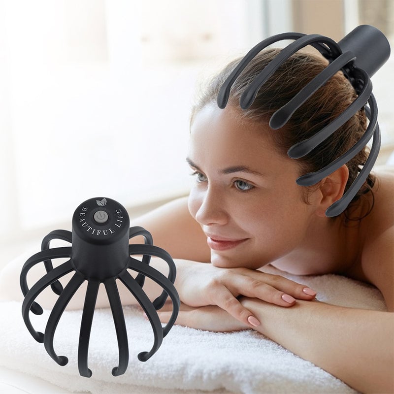 Massager de Tête Électrique | Relaxation Profonde et Soins du Cuir Chevelu