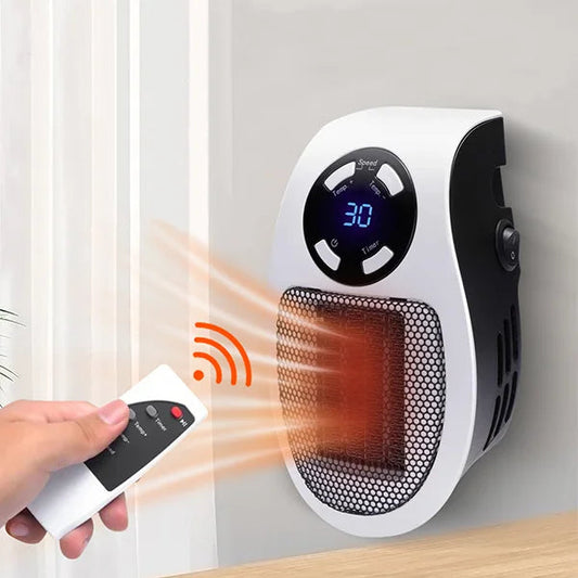 Chauffage Électrique Portable avec Télécommande | Réchauffement Rapide et Sécurisé