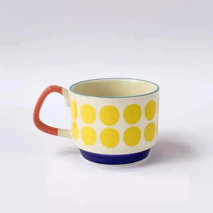 Tasses à Café en Céramique Rétro | Design Unique et Pratique