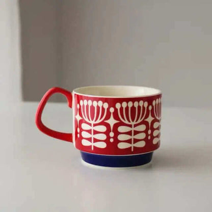 Tasses à Café en Céramique Rétro | Design Unique et Pratique