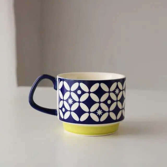 Tasses à Café en Céramique Rétro | Design Unique et Pratique