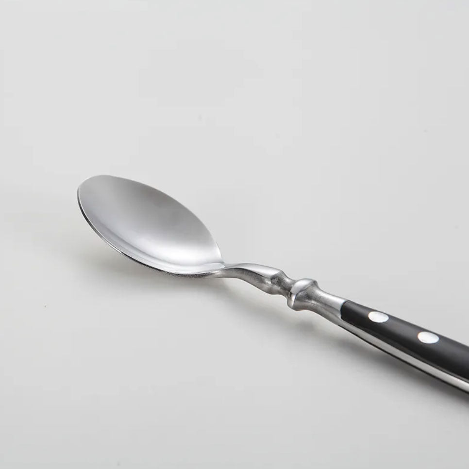 Couverts en Acier Inoxydable Vintage | Ensemble Élégant et Durable pour Repas