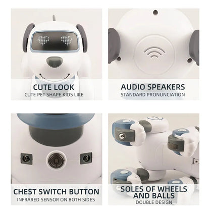 Chien Robot Interactif pour Enfants | Commandes Vocales et Tours Programmables