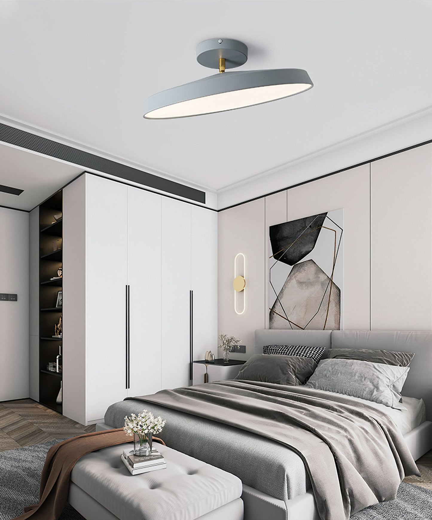 Plafonnier LED Moderne et Élégant | Illumination Parfaite pour Tous les Espaces