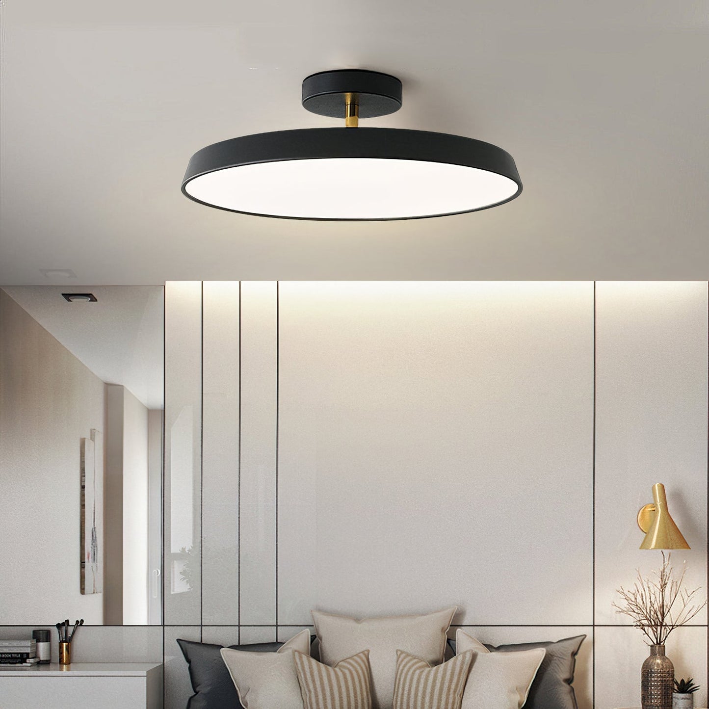 Plafonnier LED Moderne et Élégant | Illumination Parfaite pour Tous les Espaces