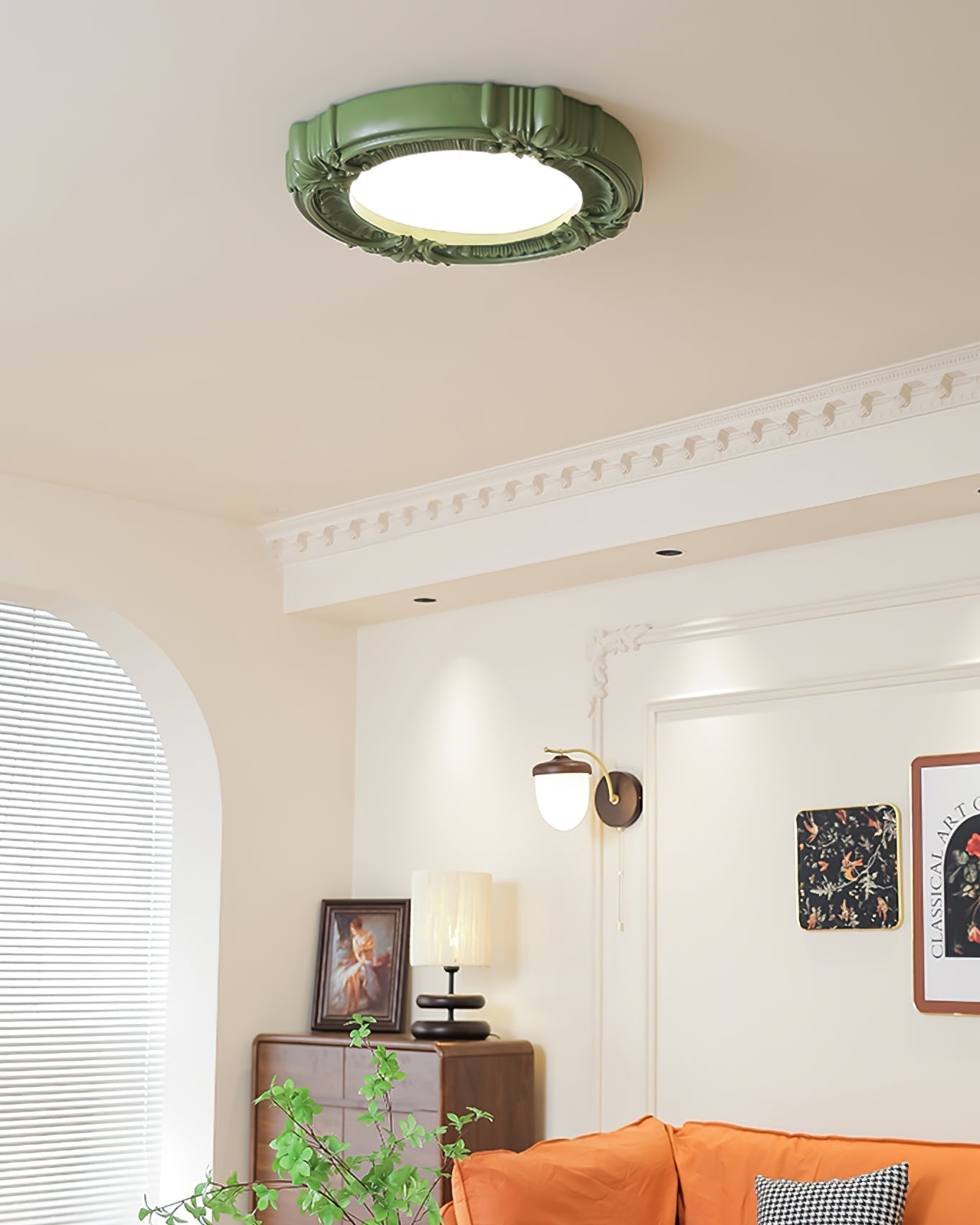 Luminaire de Plafond Rétro Dimmable | Éclairage Élégant et Durable pour Intérieur