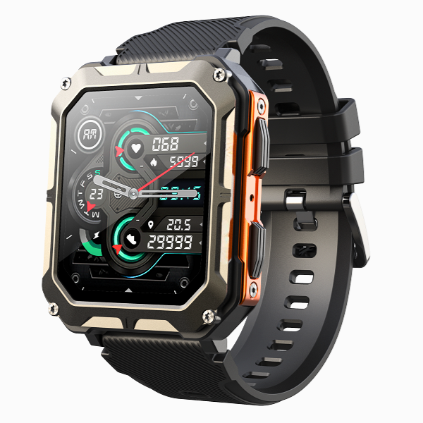 Montre Connectée Étanche avec Suivi de Fitness | Robuste et Durable pour Environnements Extrêmes