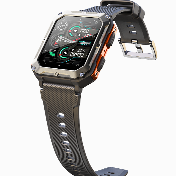 Montre Connectée Étanche avec Suivi de Fitness | Robuste et Durable pour Environnements Extrêmes