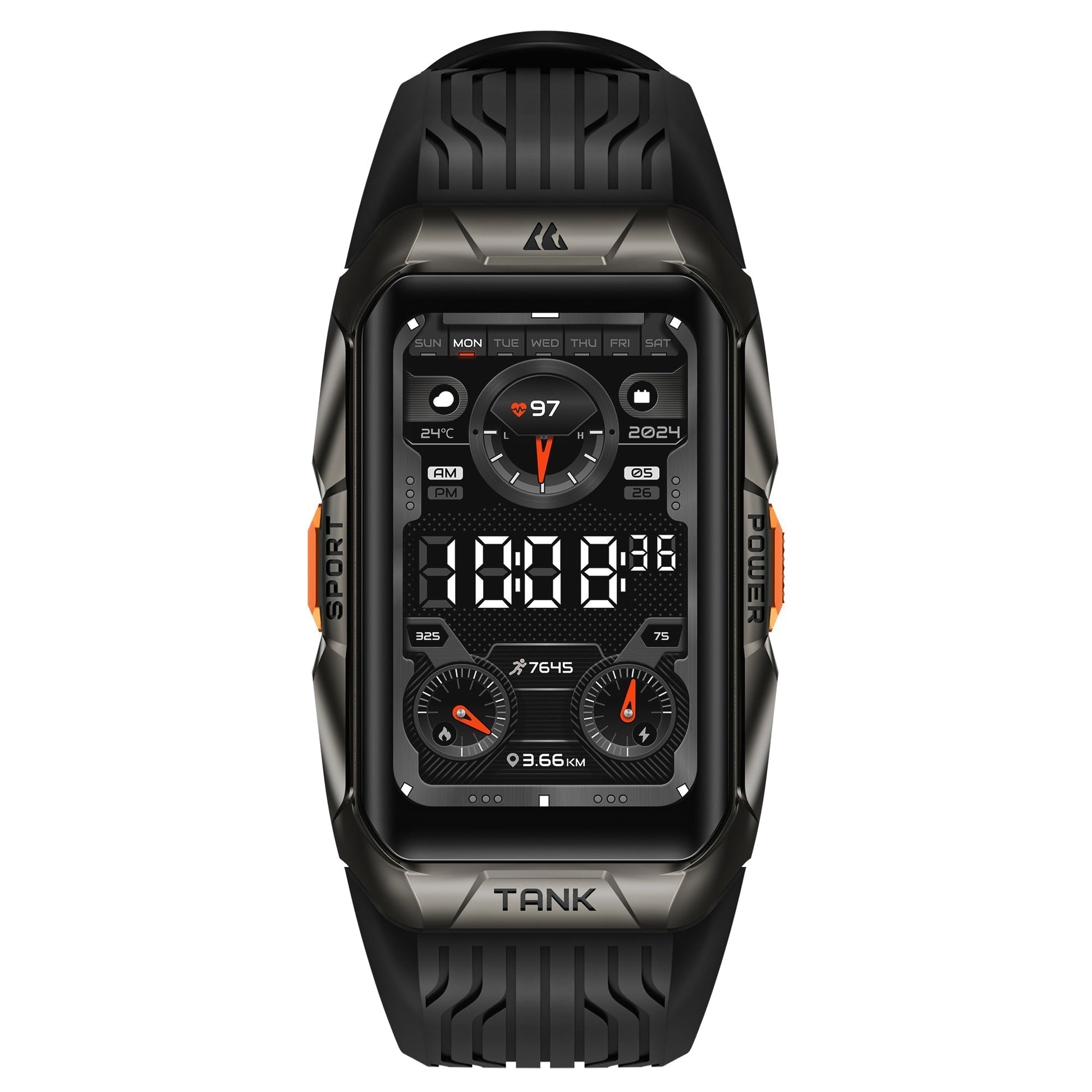 Montre Connectée Étanche et Robuste | Écran AMOLED de 1,64 Pouce