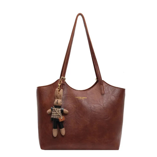 Sac fourre-tout en Cuir Vegan | Élégant et Spacieux pour Usage Quotidien