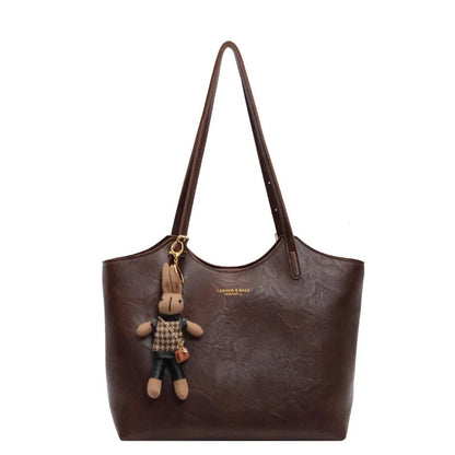 Sac fourre-tout en Cuir Vegan | Élégant et Spacieux pour Usage Quotidien