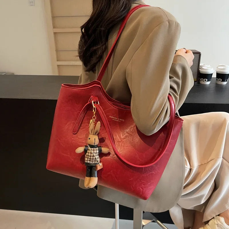 Sac fourre-tout en Cuir Vegan | Élégant et Spacieux pour Usage Quotidien