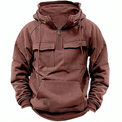 Sweat à Capuche de Motard pour Hommes | Design Rétro et Confort Optimal
