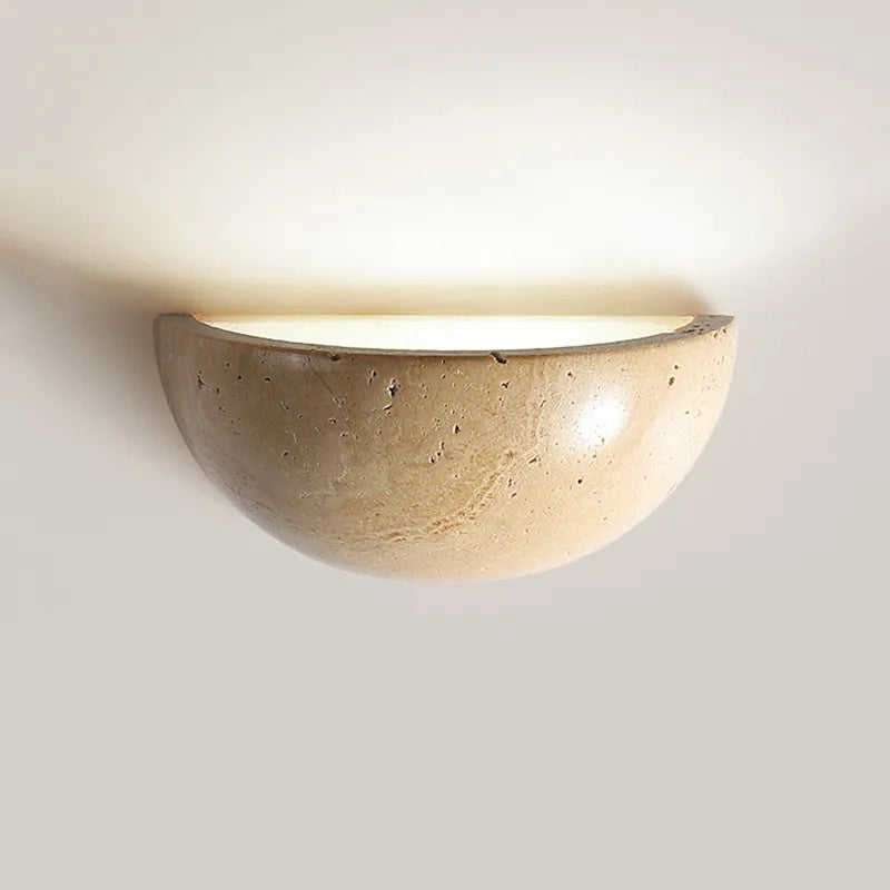 Lampe Murale en Pierre Naturelle | Ambiance Apaisante et Élégante