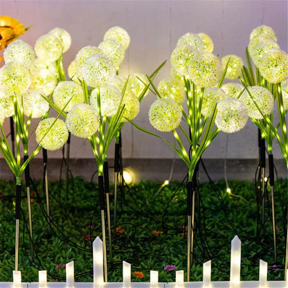 Lumières Solaire de Jardin | Éclairage Décoratif en Pissenlit