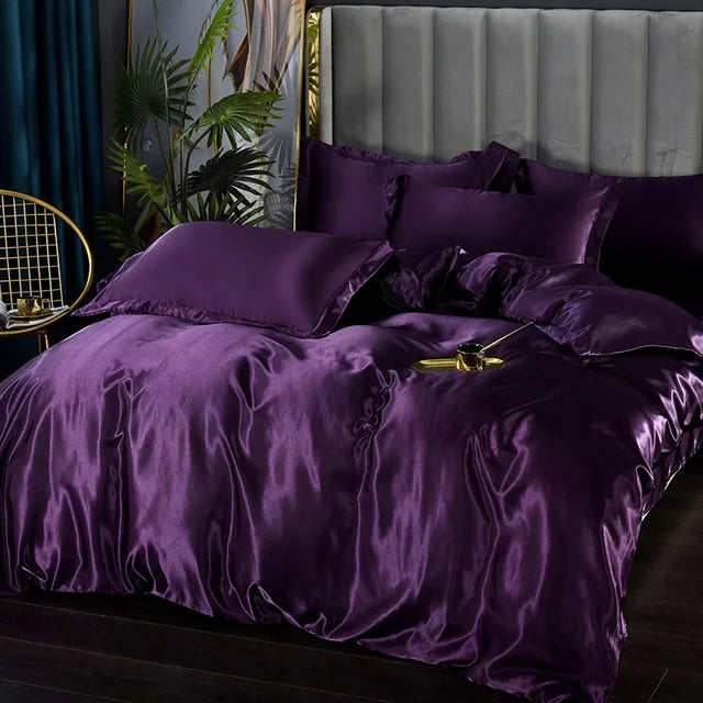 Literie en Satin de Luxe | Douceur et Élégance pour Votre Chambre