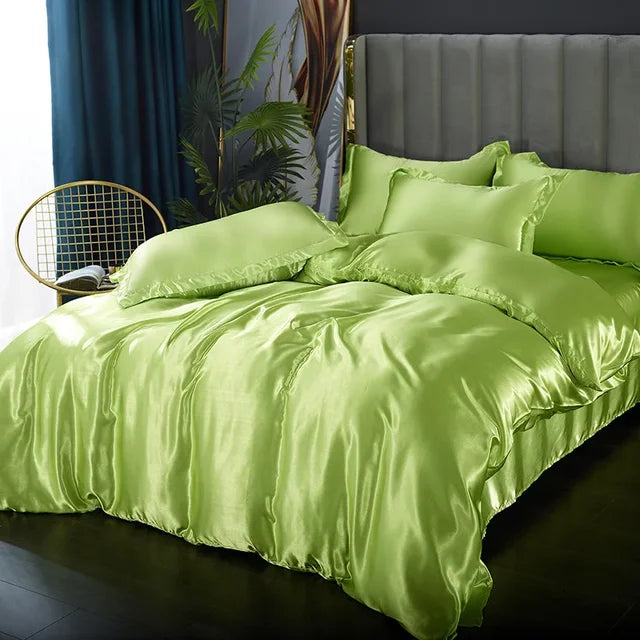 Literie en Satin de Luxe | Douceur et Élégance pour Votre Chambre
