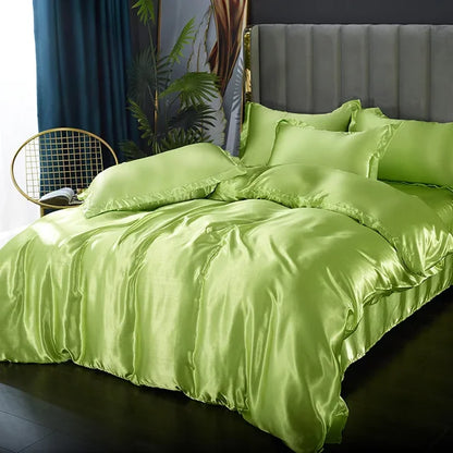 Literie en Satin de Luxe | Douceur et Élégance pour Votre Chambre