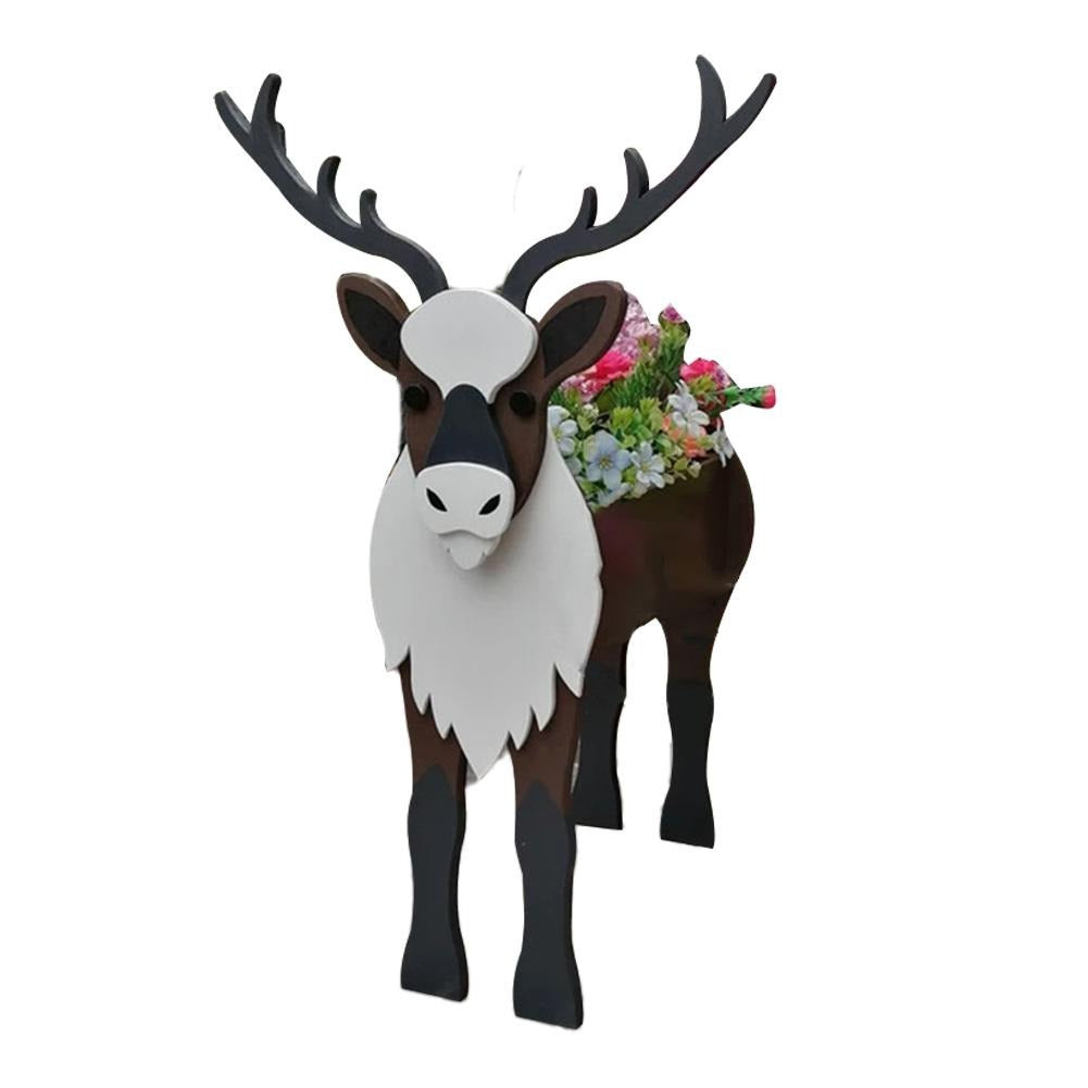 Pot de Fleurs Animal de Ferme | PVC Durable et Résistant aux Intempéries