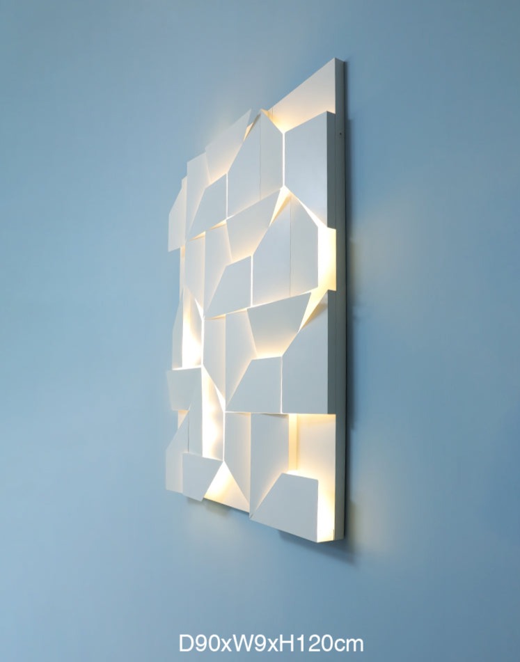 Lampe Murale 3D Économique | Éclairage Élégant et Durable