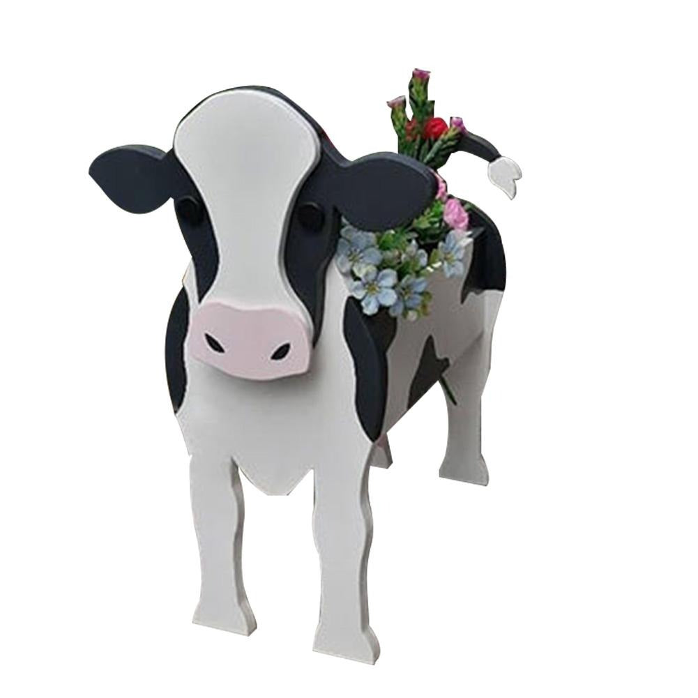 Pot de Fleurs Animal de Ferme | PVC Durable et Résistant aux Intempéries