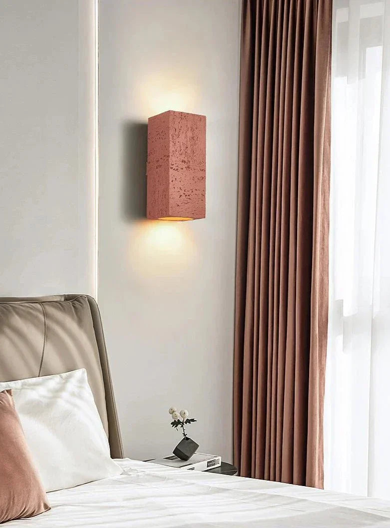 Lampe Murale en Ciment | Design Rustique et Énergétiquement Efficace