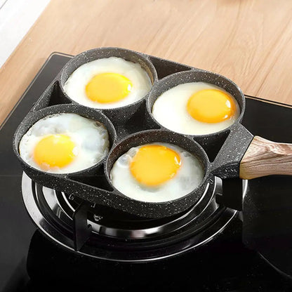 OmeletMaster - poêle à quatre sections pour un petit-déjeuner parfait