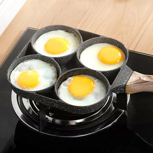 OmeletMaster - poêle à quatre sections pour un petit-déjeuner parfait
