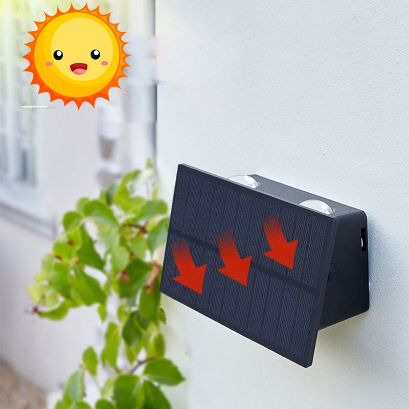 Lampe Murale Solaire Moderne | Éclairage Chic et Résistant aux Intempéries