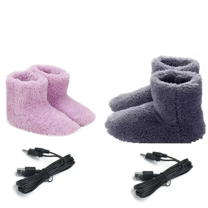 Chaussons CozyHeat - Pantoufles chauffantes ultra-douces