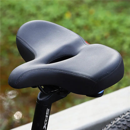 Selle de Vélo Confortable pour Longue Distance | Coussin Élargi et Absorption des Chocs