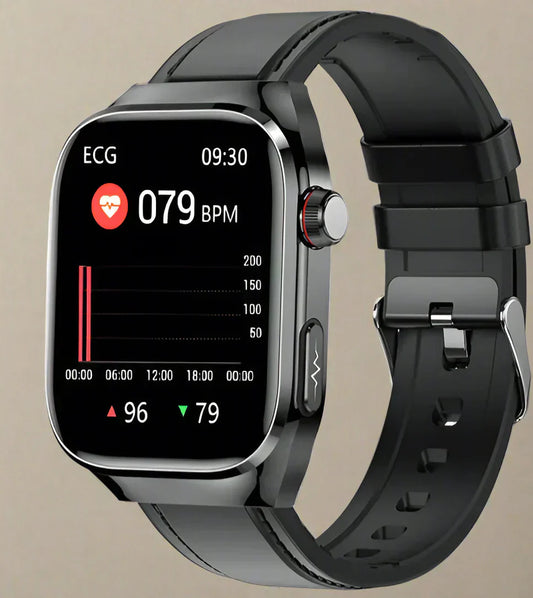 Montre Connectée Santé Avancée | Suivi ECG et Sucre Sanguin