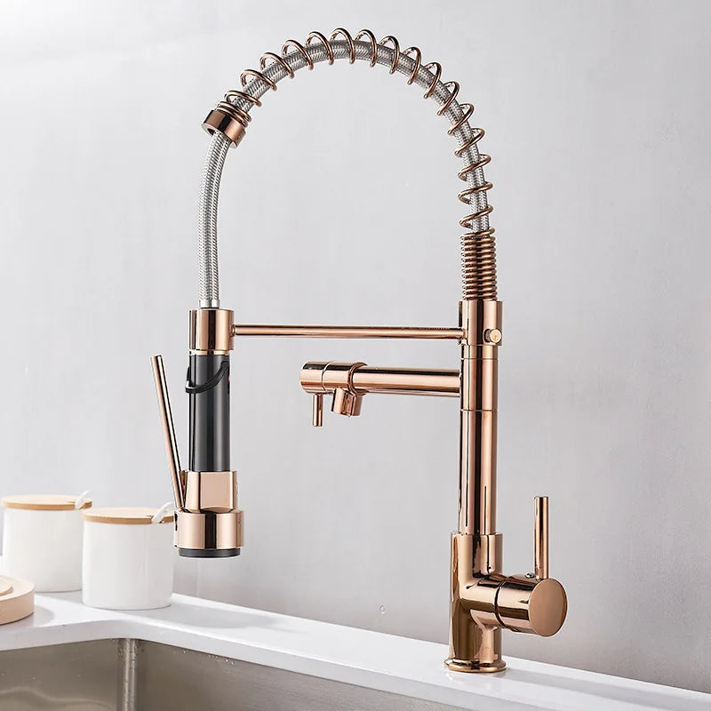 Robinet à Double Sortie pour Cuisine | Design Élégant et Installation Facile