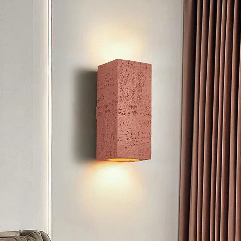 Lampe Murale en Ciment | Design Rustique et Énergétiquement Efficace