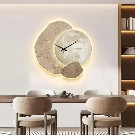 Horloge Murale Minimaliste en Bois | Élégance Silencieuse pour Intérieurs Modernes