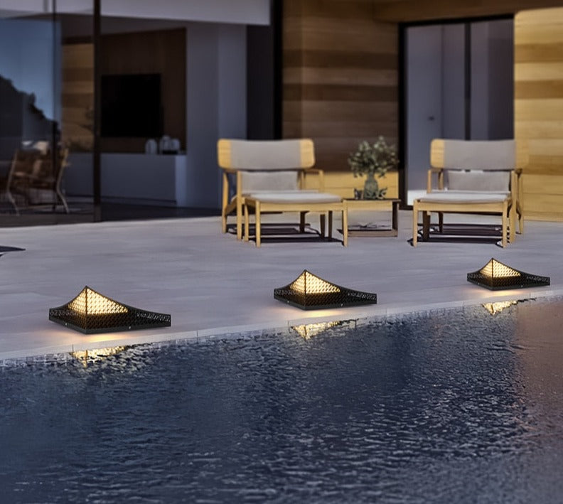 Lumières Solaires Modernes pour Extérieur | Capteur Intelligent et Étanchéité IP65