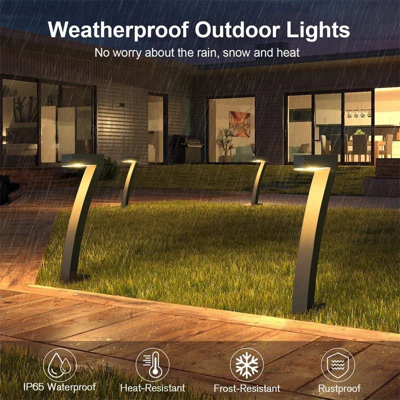 Lampes Solaires à LED pour Jardin | Éclairage Automatique et Résistant aux Intempéries