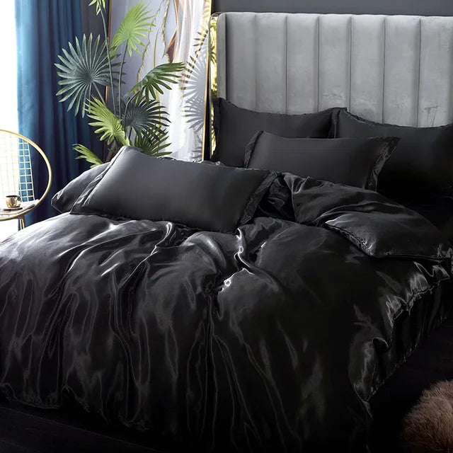 Literie en Satin de Luxe | Douceur et Élégance pour Votre Chambre