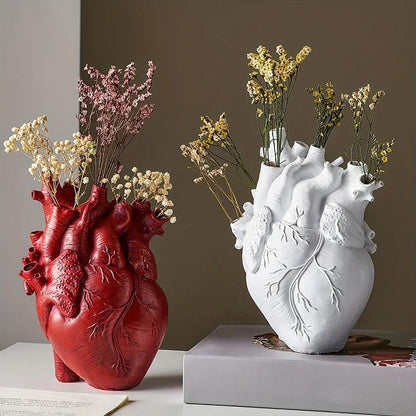 Vase en Céramique en Forme de Cœur | Design Unique et Polyvalent pour Décoration