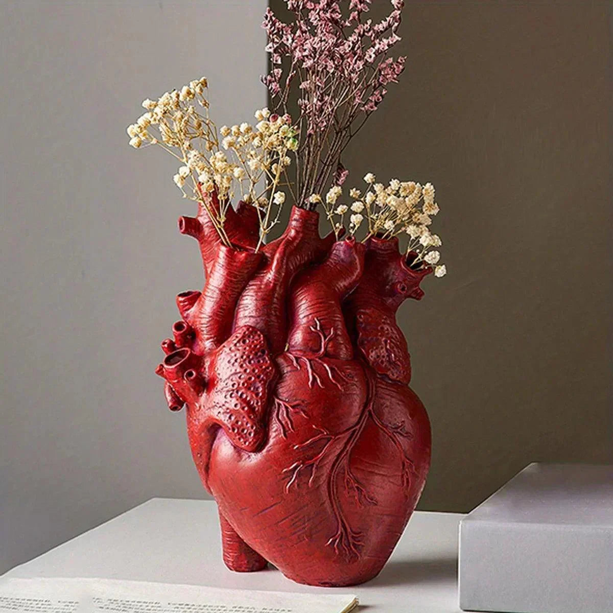 Vase en Céramique en Forme de Cœur | Design Unique et Polyvalent pour Décoration