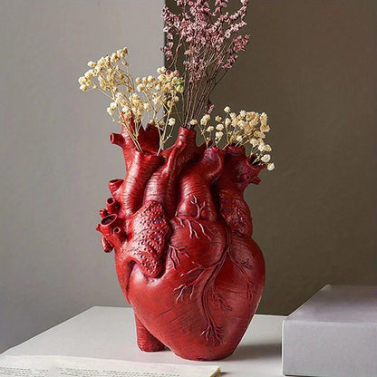 Vase en Céramique en Forme de Cœur | Design Unique et Polyvalent pour Décoration