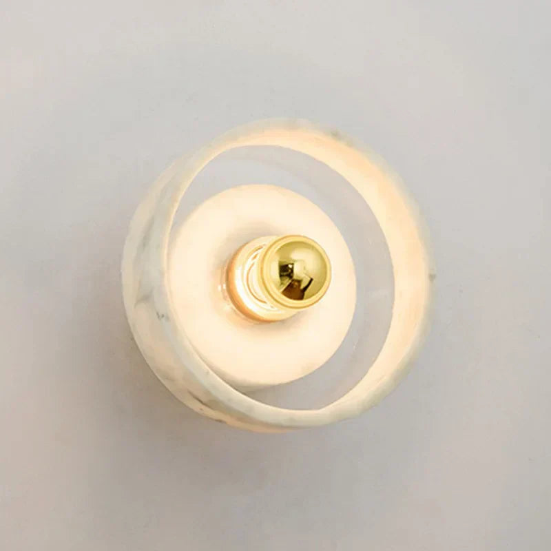Lampe Murale Wabi-Sabi en Marbre | Élégance Naturelle et Économie d'Énergie
